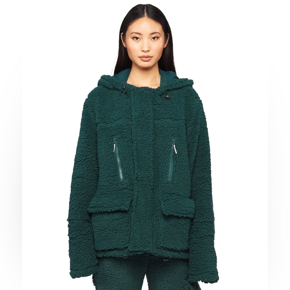My Mum Made it Hooded Shag Utility Jacket